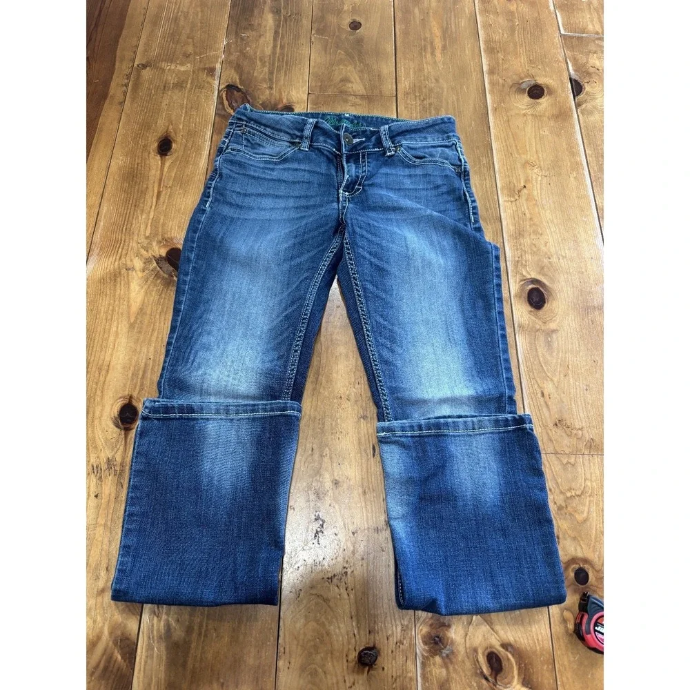 Wrangler Men's Blue Wash Straight Leg Jeans W32 L32 Denim Stretch